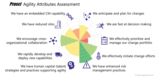 Results of the Prosci Agility Attributes Assessment